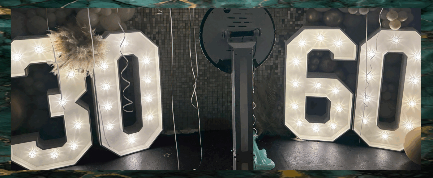 Selfie Pod & Numbers Combo